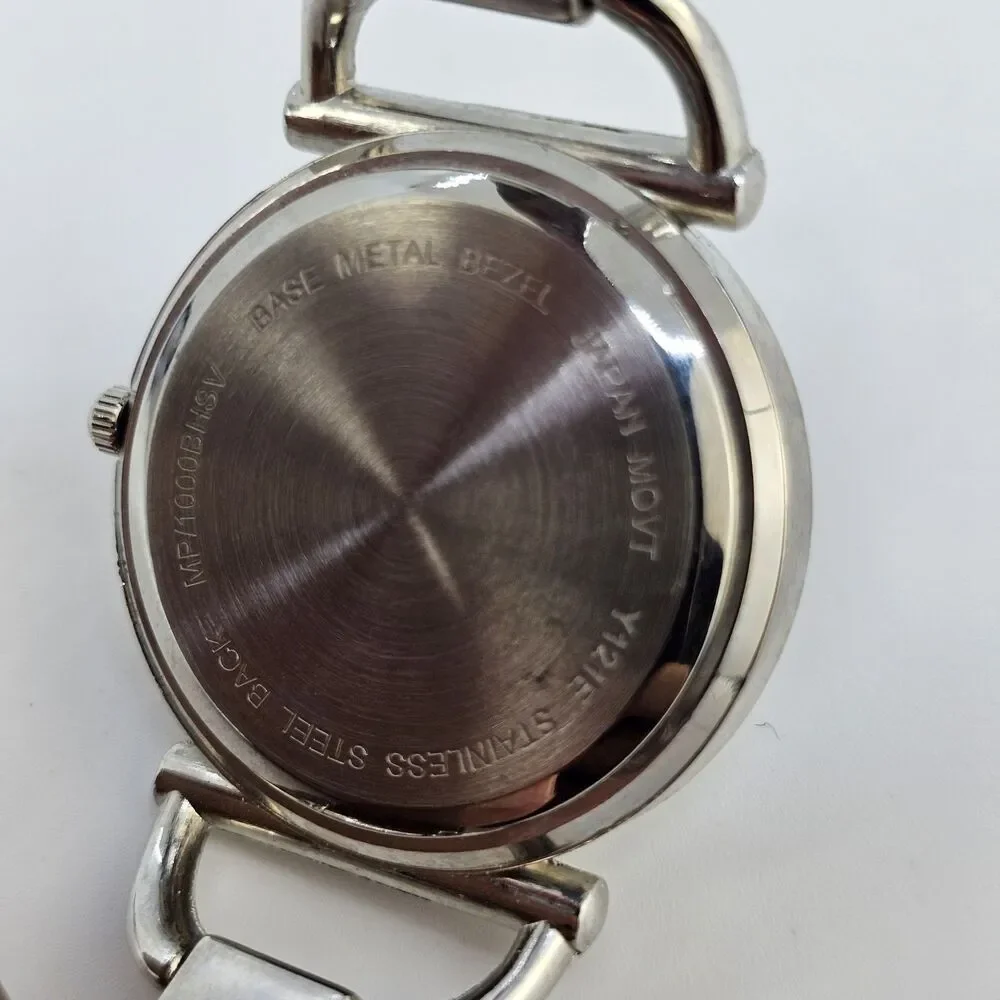 Metaphor Women's Watch 34MM White Dial Cream Bracelet Band‎ 6.5